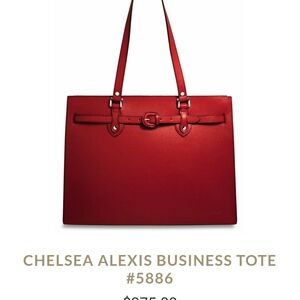 Chelsea Alexis Red Tote Bag